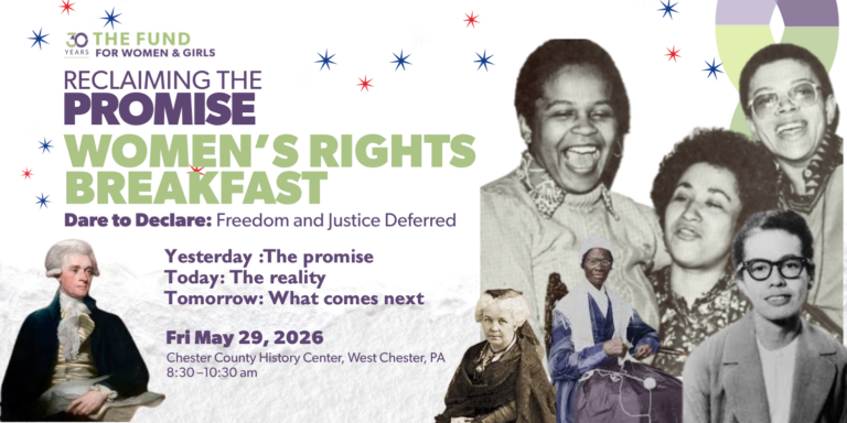 Join The Fund for Women and Girls for a one-of-a-kind Women’s Rights Breakfast featuring Dare to Declare: Freedom and Justice deferred, a powerful spoken word performance that holds the Declaration of Independence under the lenses of gender and race.