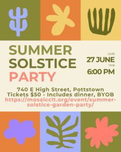 Mosaic Community Land Trust- Summer Solstice Garden Party